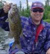 Cat Eye Outfitter and Small Mouth Bass fish