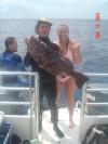 roberto reyes, grouper and riffe daugther fish