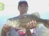 not sure maybe 9 or 10 lb, Largemouth fish