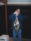 stringer of crappie fish