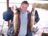 bram with a dubbel catch trolling fish