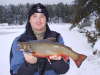 First Ice Brookie fish