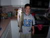 me with a fine striper fish