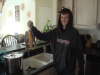 Holding the palamino fish