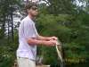 Brotherman pullin in a little guy! fish
