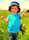 Braxton's 1st Fish